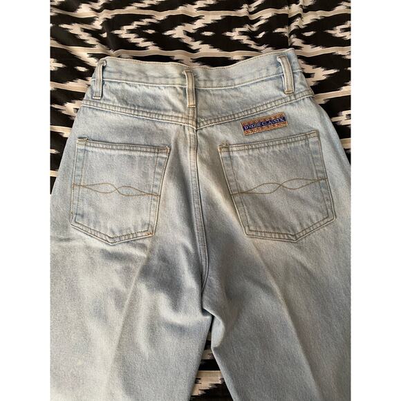 Vintage Embroidered D’Mode Classix Straight Leg High Rise Denim Jeans Size 11/12 - Picture 9 of 11